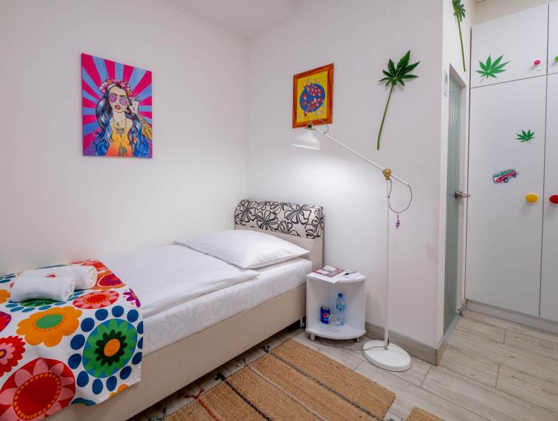 Apartmán Hippies- spálňa